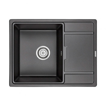 Мойка кварцевая FLUGEN 50-650, IT-GRANIT, PM216550-BL, черный , 650х500 мм, Paulmark Мойка кварцевая FLUGEN 50-650, IT-GRANIT, PM216550-BL, черный , 650х500 мм, Paulmark
