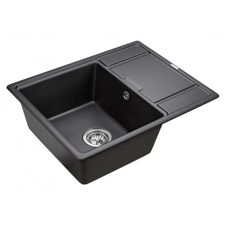 Мойка кварцевая FLUGEN 50-650, IT-GRANIT, PM216550-BL, черный , 650х500 мм, Paulmark Мойка кварцевая FLUGEN 50-650, IT-GRANIT, PM216550-BL, черный , 650х500 мм, Paulmark