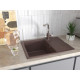 Мойка кварцевая FLUGEN 50-650, IT-GRANIT, PM216550-BLM, черный металлик, 650х500 мм, Paulmark Мойка кварцевая FLUGEN 50-650, IT-GRANIT, PM216550-BLM, черный металлик, 650х500 мм, Paulmark