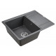 Мойка кварцевая FLUGEN 50-650, IT-GRANIT, PM216550-DG, графит, 650х500 мм, Paulmark