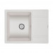 Мойка кварцевая FLUGEN 50-650, IT-GRANIT, PM216550-WH, белый, 650х500 мм, Paulmark