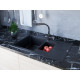 Мойка кварцевая FLUGEN 60/1,5, IT-GRANIT, PM237850-BL, черный, 775х495 мм, Paulmark