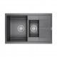 Мойка кварцевая FLUGEN 60/1,5, IT-GRANIT, PM237850-DG, графит, 775х495 мм, Paulmark Мойка кварцевая FLUGEN 60/1,5, IT-GRANIT, PM237850-DG, графит, 775х495 мм, Paulmark