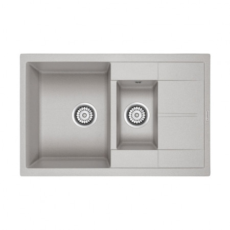Мойка кварцевая FLUGEN 60/1,5, IT-GRANIT, PM237850-GR, серый, 775х495 мм, Paulmark Мойка кварцевая FLUGEN 60/1,5, IT-GRANIT, PM237850-GR, серый, 775х495 мм, Paulmark