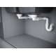 Мойка кварцевая FLUGEN 60/1,5, IT-GRANIT, PM237850-GRM, серый металлик, 775х495 мм, Paulmark
