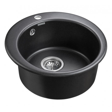 Мойка кварцевая GELEGEN 50, IT-GRANIT, PM404800-BL, черный, D475 мм, Paulmark Мойка кварцевая GELEGEN 50, IT-GRANIT, PM404800-BL, черный, D475 мм, Paulmark
