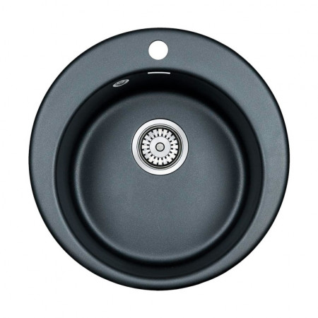 Мойка кварцевая GELEGEN 50, IT-GRANIT, PM404800-BLM, черный металлик, D475 мм, Paulmark Мойка кварцевая GELEGEN 50, IT-GRANIT, PM404800-BLM, черный металлик, D475 мм, Paulmark