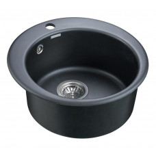 Мойка кварцевая GELEGEN 50, IT-GRANIT, PM404800-BLM, черный металлик, D475 мм, Paulmark