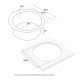 Мойка кварцевая GELEGEN 50, IT-GRANIT, PM404800-GR, серый, D475 мм, Paulmark Мойка кварцевая GELEGEN 50, IT-GRANIT, PM404800-GR, серый, D475 мм, Paulmark