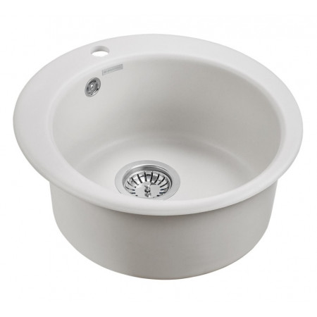 Мойка кварцевая GELEGEN 50, IT-GRANIT, PM404800-WH, белый, D475 мм, Paulmark Мойка кварцевая GELEGEN 50, IT-GRANIT, PM404800-WH, белый, D475 мм, Paulmark
