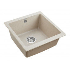 Мойка кварцевая GERA 50, IT-GRANIT, PM104546-BE, бежевый, 445х460, подст. мон. Paulmark (распродажа)