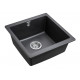 Мойка кварцевая GERA 50, IT-GRANIT, PM104546-BL, черный, 445х460, подст. мон. Paulmark Мойка кварцевая GERA 50, IT-GRANIT, PM104546-BL, черный, 445х460, подст. мон. Paulmark
