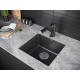 Мойка кварцевая GERA 50, IT-GRANIT, PM104546-BL, черный, 445х460, подст. мон. Paulmark Мойка кварцевая GERA 50, IT-GRANIT, PM104546-BL, черный, 445х460, подст. мон. Paulmark