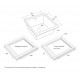 Мойка кварцевая GERA 50, IT-GRANIT, PM104546-BLM, черный металлик, 445х460, подст. мон. Paulmark