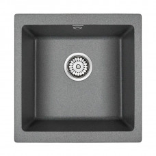 Мойка кварцевая GERA 50, IT-GRANIT, PM104546-DG, графит, 445х460, подст. мон. Paulmark
