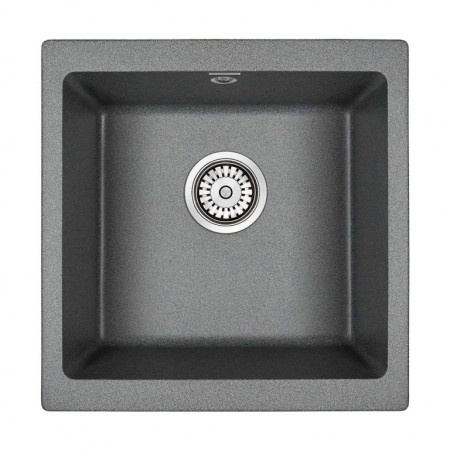 Мойка кварцевая GERA 50, IT-GRANIT, PM104546-DG, графит, 445х460, подст. мон. Paulmark Мойка кварцевая GERA 50, IT-GRANIT, PM104546-DG, графит, 445х460, подст. мон. Paulmark