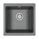 Мойка кварцевая GERA 50, IT-GRANIT, PM104546-DG, графит, 445х460, подст. мон. Paulmark Мойка кварцевая GERA 50, IT-GRANIT, PM104546-DG, графит, 445х460, подст. мон. Paulmark