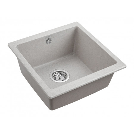 Мойка кварцевая GERA 50, IT-GRANIT, PM104546-GR, серый, 445х460, подст. мон. Paulmark Мойка кварцевая GERA 50, IT-GRANIT, PM104546-GR, серый, 445х460, подст. мон. Paulmark
