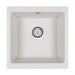 Мойка кварцевая GERA 50, IT-GRANIT, PM104546-WH, белый, 445х460, подст. мон. Paulmark