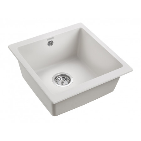 Мойка кварцевая GERA 50, IT-GRANIT, PM104546-WH, белый, 445х460, подст. мон. Paulmark Мойка кварцевая GERA 50, IT-GRANIT, PM104546-WH, белый, 445х460, подст. мон. Paulmark