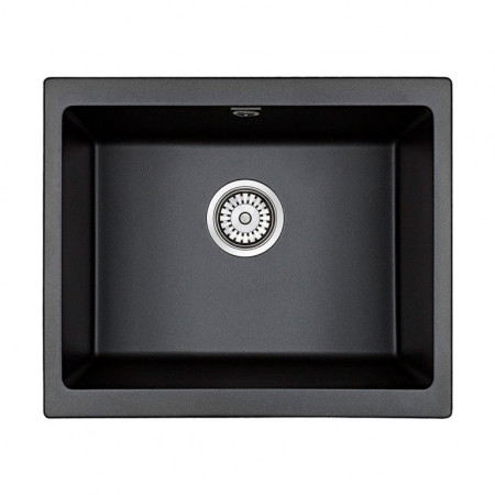 Мойка кварцевая GERA 60, IT-GRANIT, PM205546-BL, черный, 555х460, подст. мон. Paulmark Мойка кварцевая GERA 60, IT-GRANIT, PM205546-BL, черный, 555х460, подст. мон. Paulmark