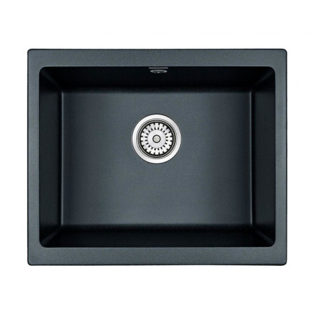 Мойка кварцевая GERA 60, IT-GRANIT, PM205546-BLM, черный металлик, 555х460, подст. мон. Paulmark Мойка кварцевая GERA 60, IT-GRANIT, PM205546-BLM, черный металлик, 555х460, подст. мон. Paulmark
