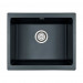 Мойка кварцевая GERA 60, IT-GRANIT, PM205546-BLM, черный металлик, 555х460, подст. мон. Paulmark
