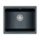 Мойка кварцевая GERA 60, IT-GRANIT, PM205546-BLM, черный металлик, 555х460, подст. мон. Paulmark Мойка кварцевая GERA 60, IT-GRANIT, PM205546-BLM, черный металлик, 555х460, подст. мон. Paulmark