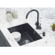 Мойка кварцевая GERA 60, IT-GRANIT, PM205546-BLM, черный металлик, 555х460, подст. мон. Paulmark Мойка кварцевая GERA 60, IT-GRANIT, PM205546-BLM, черный металлик, 555х460, подст. мон. Paulmark