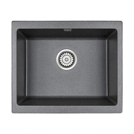 Мойка кварцевая GERA 60, IT-GRANIT, PM205546-DG, графит, 555х460, подст. мон. Paulmark Мойка кварцевая GERA 60, IT-GRANIT, PM205546-DG, графит, 555х460, подст. мон. Paulmark