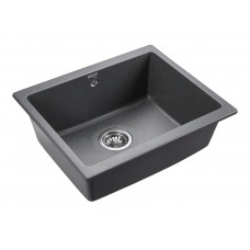 Мойка кварцевая GERA 60, IT-GRANIT, PM205546-DG, графит, 555х460, подст. мон. Paulmark