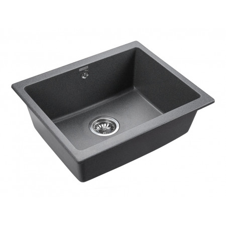 Мойка кварцевая GERA 60, IT-GRANIT, PM205546-DG, графит, 555х460, подст. мон. Paulmark Мойка кварцевая GERA 60, IT-GRANIT, PM205546-DG, графит, 555х460, подст. мон. Paulmark