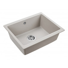 Мойка кварцевая GERA 60, IT-GRANIT, PM205546-GR, серый, 555х460, подст. мон. Paulmark