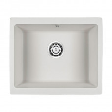 Мойка кварцевая GERA 60, IT-GRANIT, PM205546-WH, белый, 555х460, подст. мон. Paulmark