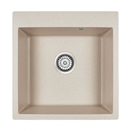Мойка кварцевая KANTE 50, IT-GRANIT, PM105152-BE, бежевый, 510х520, Paulmark Мойка кварцевая KANTE 50, IT-GRANIT, PM105152-BE, бежевый, 510х520, Paulmark