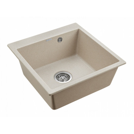 Мойка кварцевая KANTE 50, IT-GRANIT, PM105152-BE, бежевый, 510х520, Paulmark Мойка кварцевая KANTE 50, IT-GRANIT, PM105152-BE, бежевый, 510х520, Paulmark