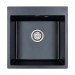 Мойка кварцевая KANTE 50, IT-GRANIT, PM105152-BLM, черный металлик, 510х520, Paulmark