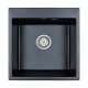 Мойка кварцевая KANTE 50, IT-GRANIT, PM105152-BLM, черный металлик, 510х520, Paulmark Мойка кварцевая KANTE 50, IT-GRANIT, PM105152-BLM, черный металлик, 510х520, Paulmark