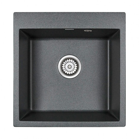 Мойка кварцевая KANTE 50, IT-GRANIT, PM105152-DG, графит, 510х520, Paulmark Мойка кварцевая KANTE 50, IT-GRANIT, PM105152-DG, графит, 510х520, Paulmark