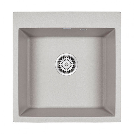 Мойка кварцевая KANTE 50, IT-GRANIT, PM105152-GR , серый, 510х520, Paulmark Мойка кварцевая KANTE 50, IT-GRANIT, PM105152-GR , серый, 510х520, Paulmark