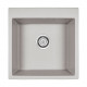 Мойка кварцевая KANTE 50, IT-GRANIT, PM105152-GR , серый, 510х520, Paulmark Мойка кварцевая KANTE 50, IT-GRANIT, PM105152-GR , серый, 510х520, Paulmark