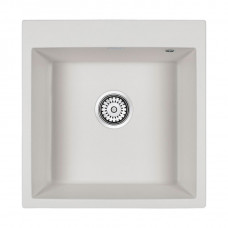 Мойка кварцевая KANTE 50, IT-GRANIT, PM105152-WH , белый, 510х520, Paulmark