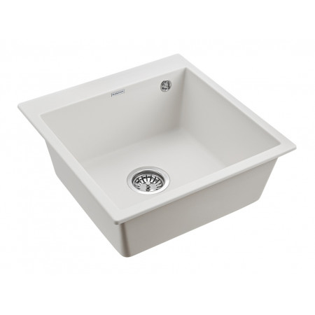 Мойка кварцевая KANTE 50, IT-GRANIT, PM105152-WH , белый, 510х520, Paulmark Мойка кварцевая KANTE 50, IT-GRANIT, PM105152-WH , белый, 510х520, Paulmark
