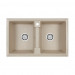 Мойка кварцевая TANDEM 80/2, IT-GRANIT, PM238150-BE, бежевый, 810х500, Paulmark