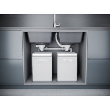 Мойка кварцевая TANDEM 80/2, IT-GRANIT, PM238150-BL, черный, 810х500 мм, Paulmark