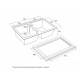 Мойка кварцевая TANDEM 80/2, IT-GRANIT, PM238150-BL, черный, 810х500 мм, Paulmark Мойка кварцевая TANDEM 80/2, IT-GRANIT, PM238150-BL, черный, 810х500 мм, Paulmark