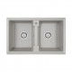 Мойка кварцевая TANDEM 80/2, IT-GRANIT, PM238150-GR, серый, 810х500 мм, Paulmark