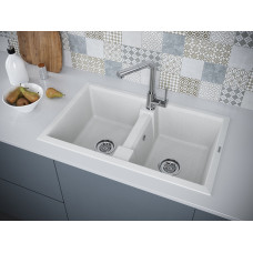 Мойка кварцевая TANDEM 80/2, IT-GRANIT, PM238150-GR, серый, 810х500 мм, Paulmark