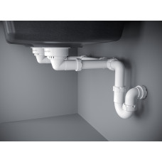 Мойка кварцевая TANDEM 80/2, IT-GRANIT, PM238150-GR, серый, 810х500 мм, Paulmark