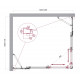 Душевой уголок LUCE-AH-22-125/110-C-Cr Душевой уголок LUCE-AH-22-125/110-C-Cr